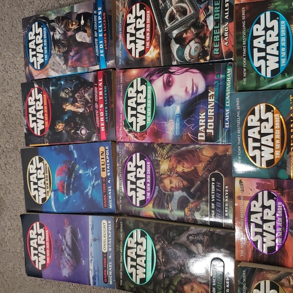 Star Wars The New Jedi Order Series Paperback Book Lot of 13 - Picture 2 of 7